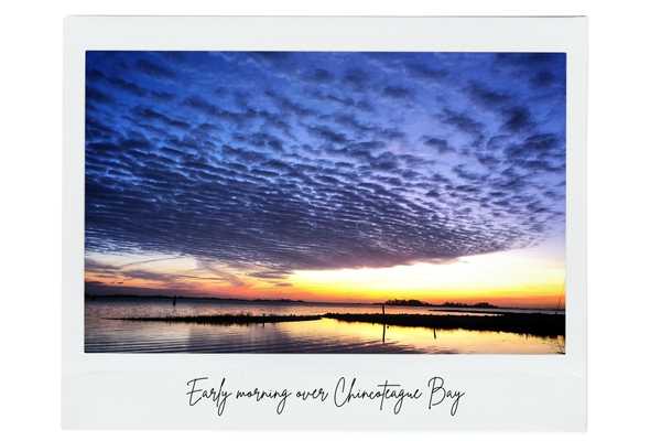 Sunrise over Chincoteague Bay