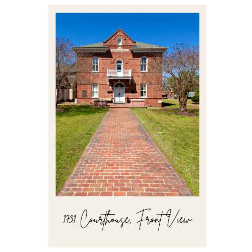 1731 Courthouse, Front view - Photo credit: Rick Huey