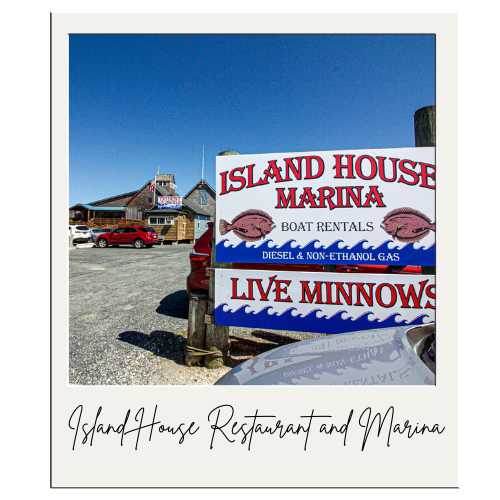 visit the Island House Restaurant for award winning seafood and the one of best views on the Shore. Photo by Rick Huey