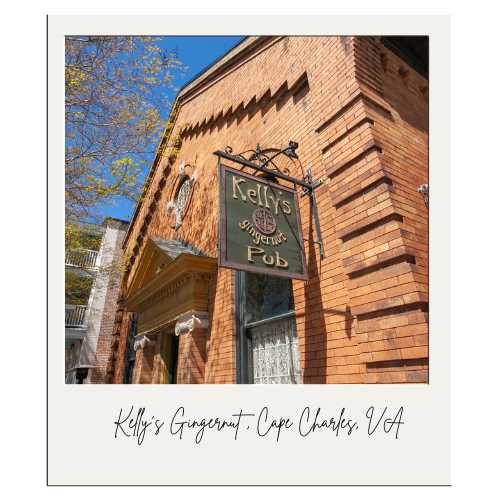 Kelly's Gingernut Pub, Cape Charles, VA - Photo by Rick Huey. Located in downtown Cape Charles, Virginia