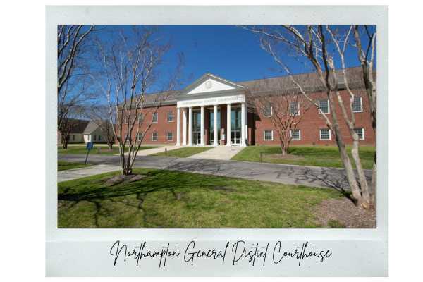 Northampton General District Courthouse, located in Eastville VA - Photo credit: Rick Huey