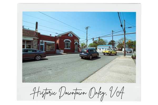 historic downtown Onley, VA - Photo by Rick Huey