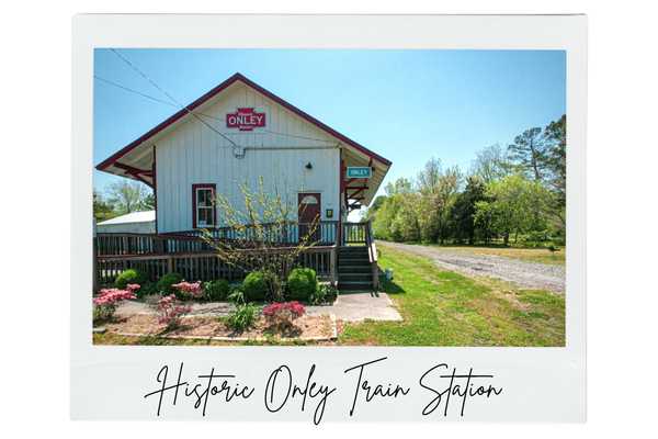 Historic Onley train station in Onley VA. Photo by RIck Huey