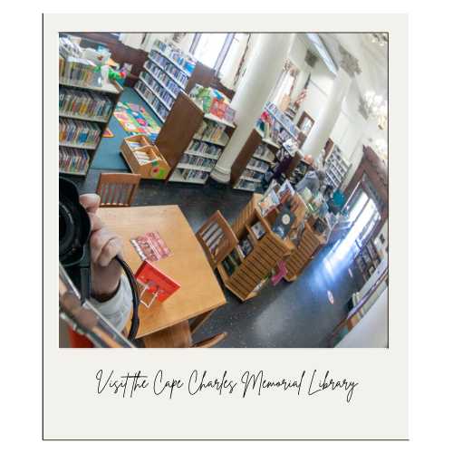 Inside the Cape Charles Memorial Library - Photo by Rick Huey. Cape Charles Travel Guide