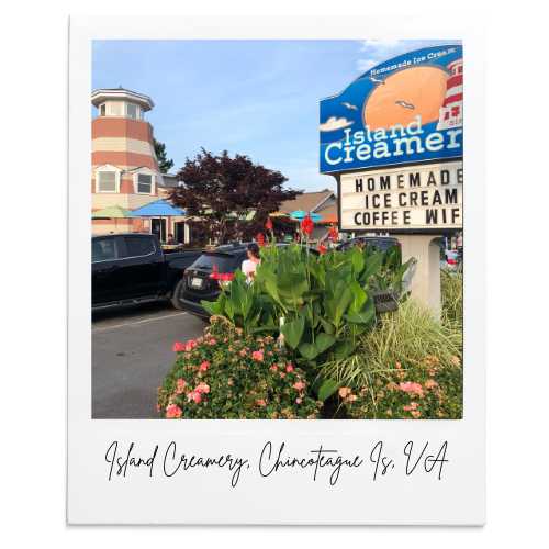 Island Creamery is one of the most popular stops for tourists and locals alike. Located on Maddox Blvd, it is open all year round.