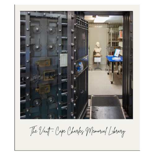 Inside the vault, Cape Charles Memorial Library - Photo by Rick Huey