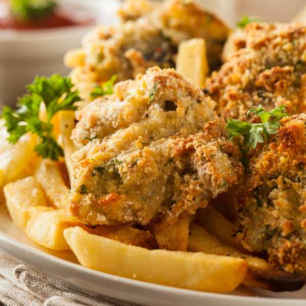 Chincoteague Single Fried Oysters Discover ESVA